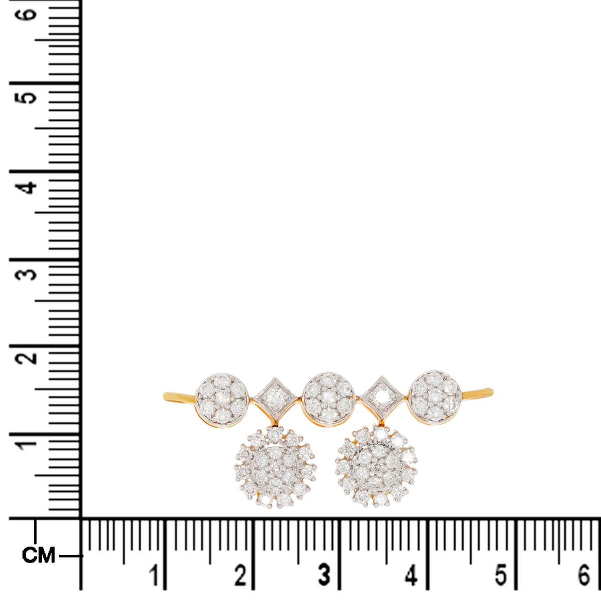 Shimmering Orb Charm Diamond Tanmaniya Pendant