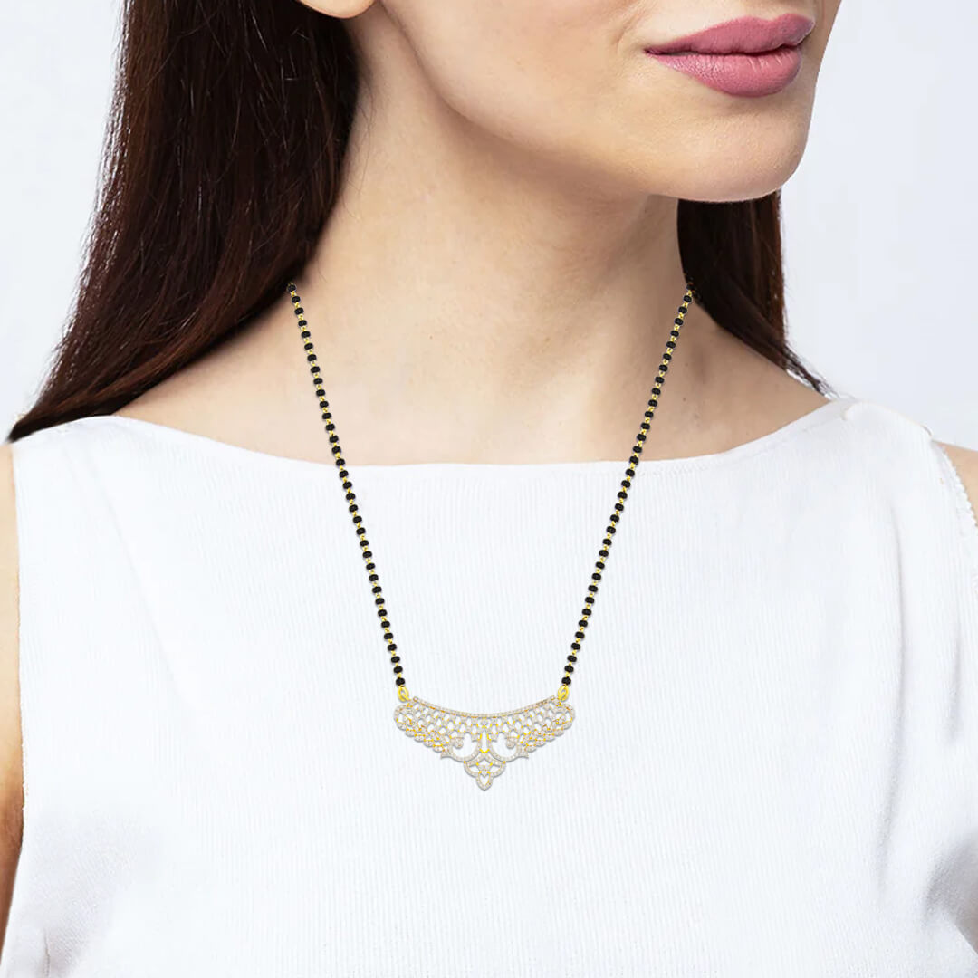 Shimmering Grace Diamond Tanmaniya Pendant