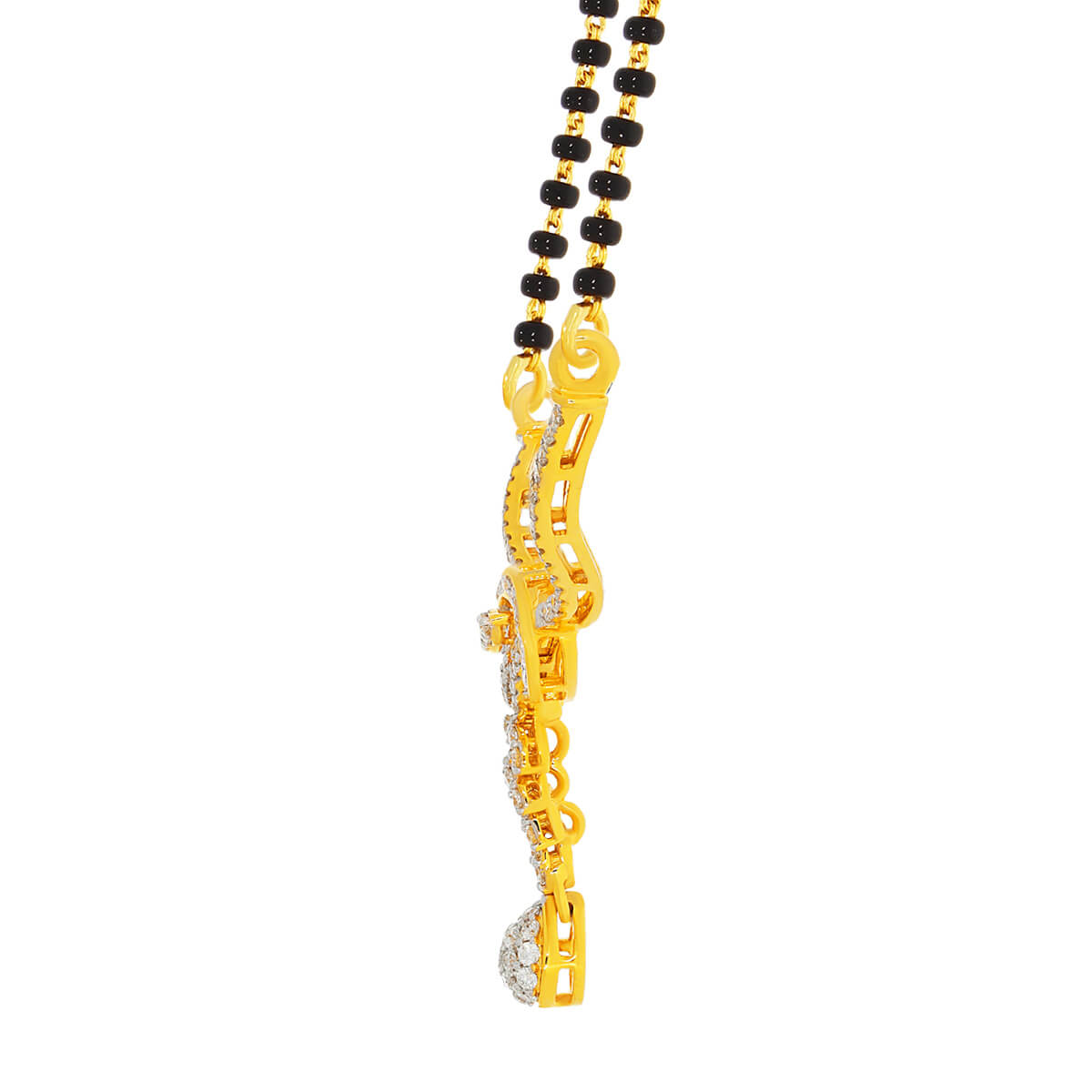 Effortlessly Sleek Diamond Tanmaniya 18K