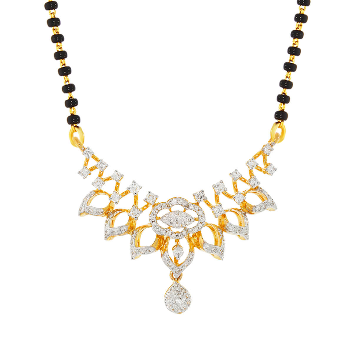 Stunning Paisley Grace Diamond Tanmaniya Pendant
