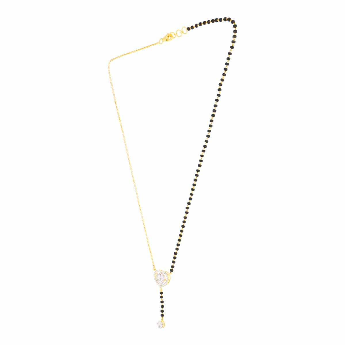Graceful Blossom Diamond Short Mangalsutra 18K