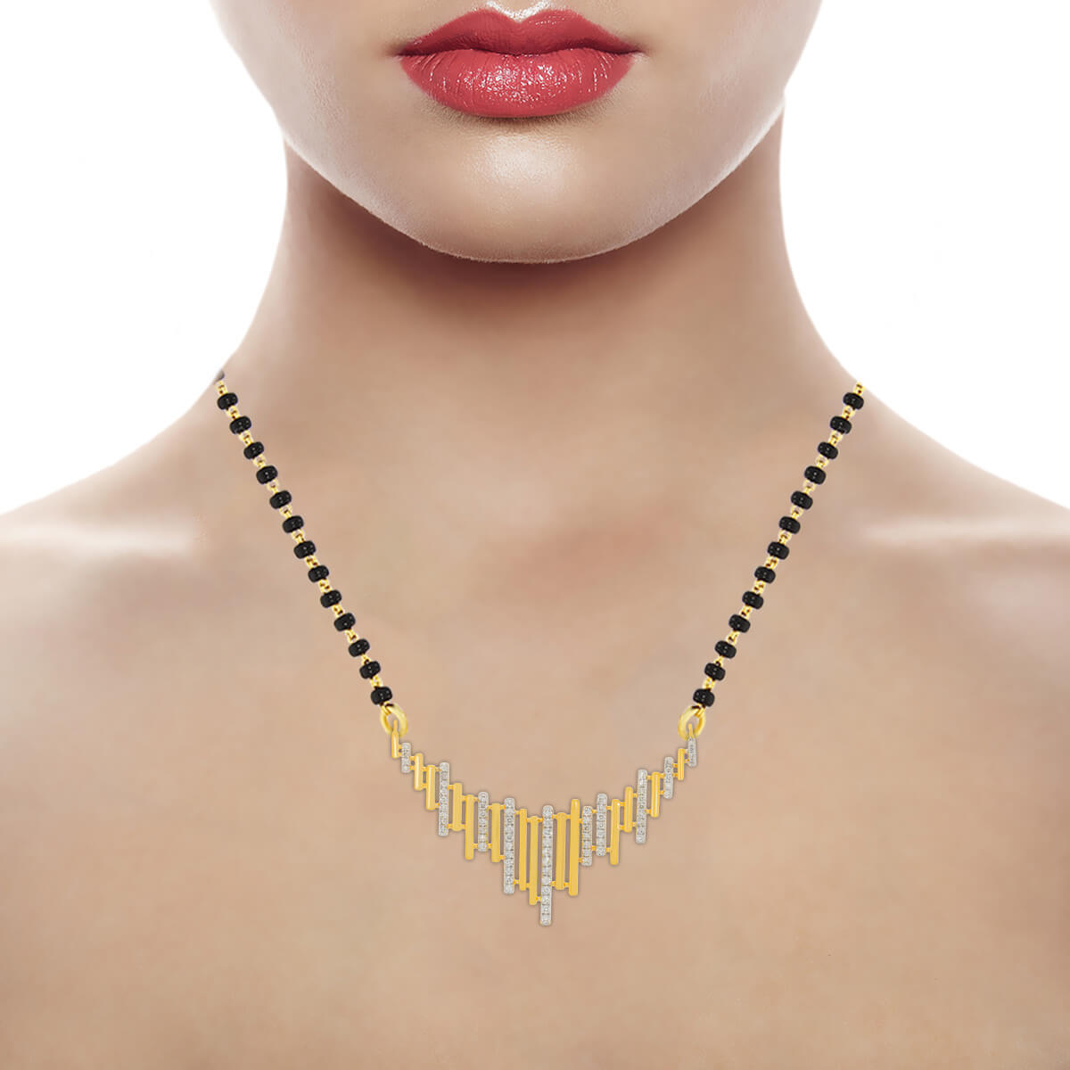 Gold Tanmaniya Pendant with Refined Simplicity