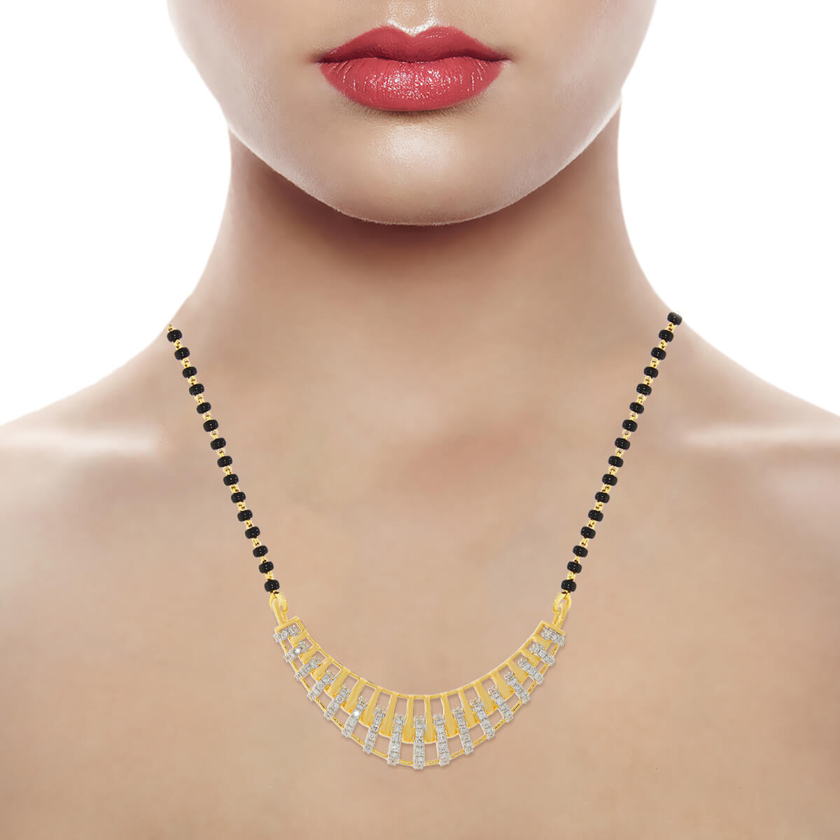 Contemporary Charm Gold Tanmaniya Pendant