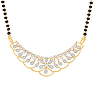 Modern Floral Elegance 18K Diamond Tanmaniya