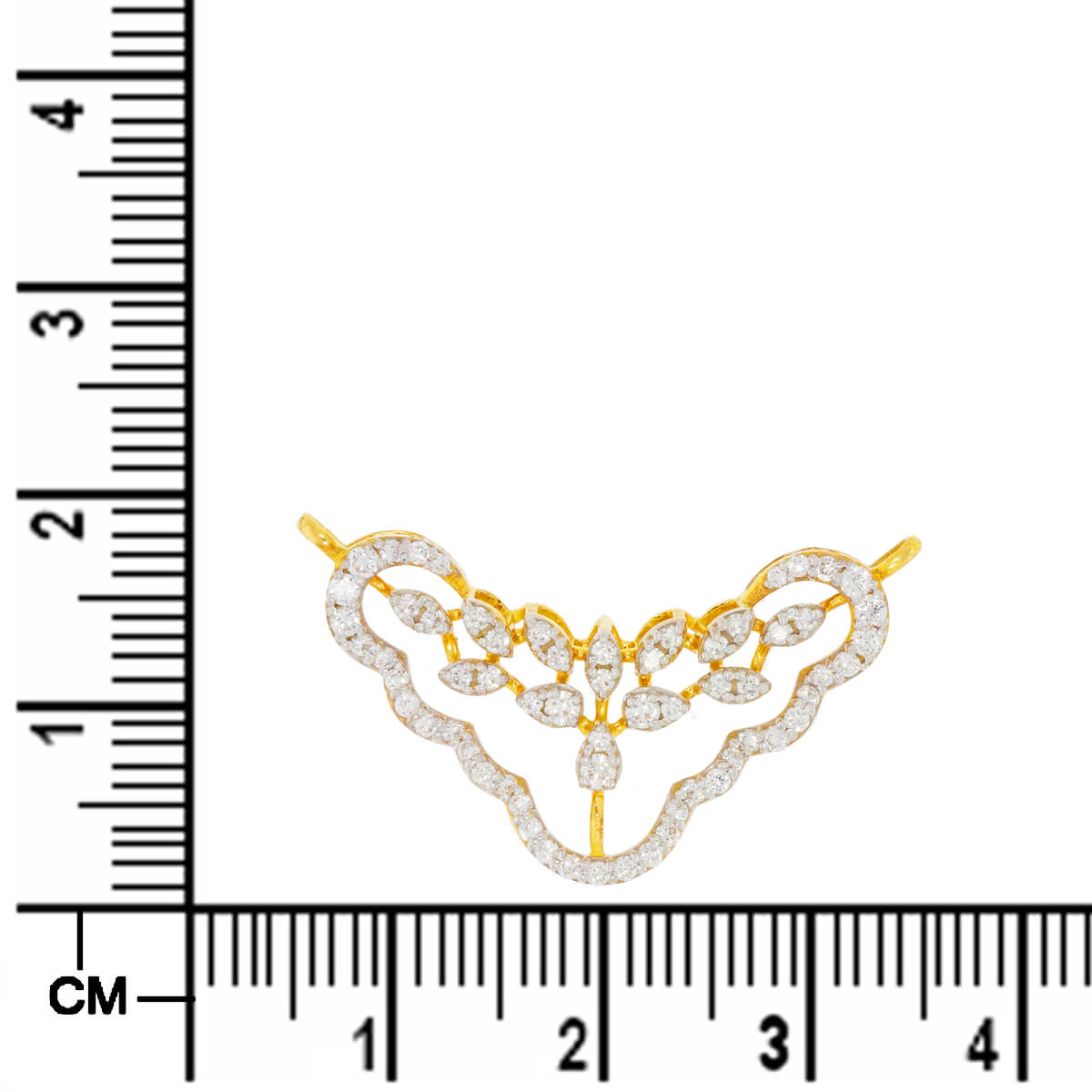 Modern Charm Diamond Tanmaniya Pendant