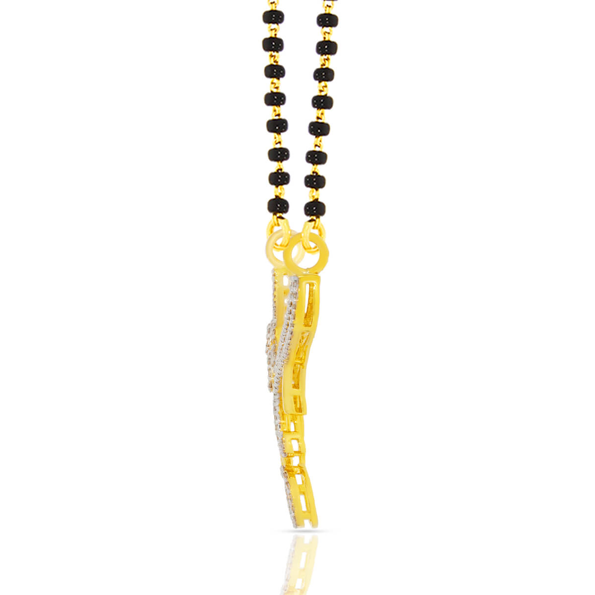 Swirling Charm Diamond Tanmaniya Pendant