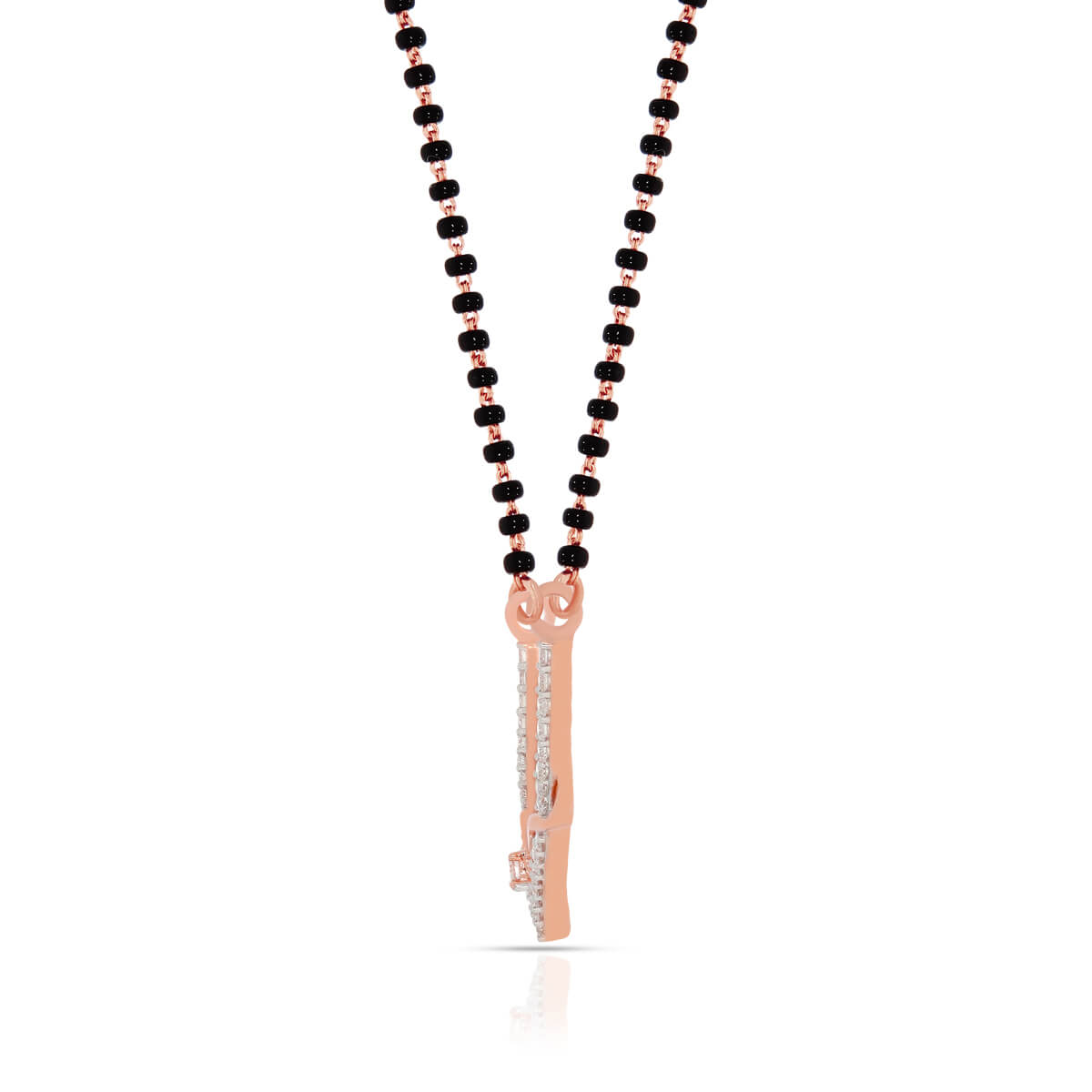 Minimal Swirl Elegant Diamond Tanmaniya Pendant