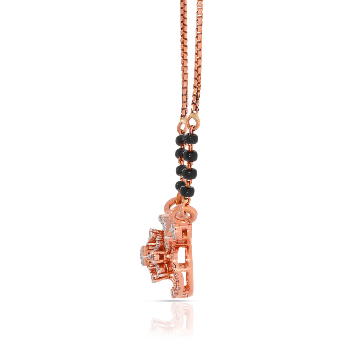 Charming Dazzle Diamond Short Mangalsutra 18K