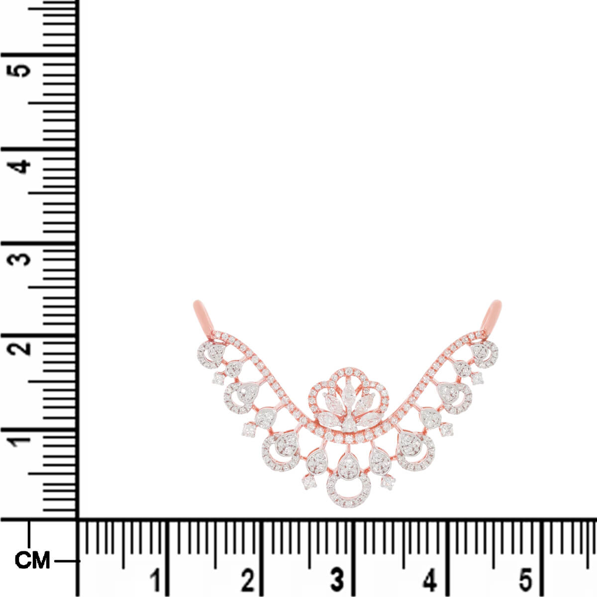 Radiant Floral Charm Diamond Tanmaniya Pendant