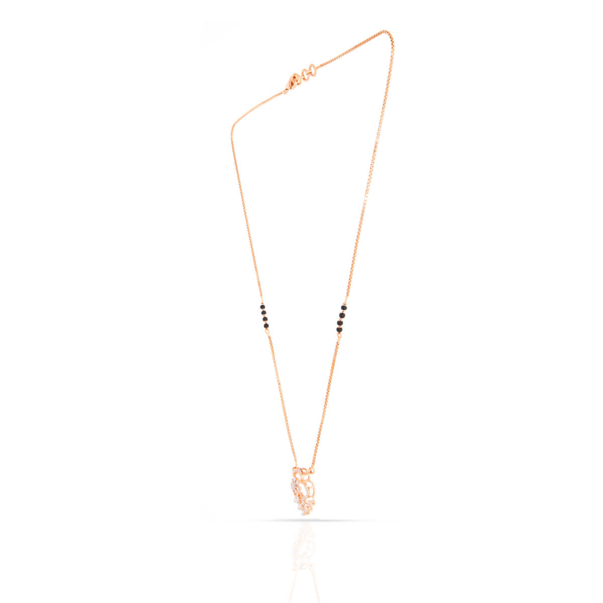 Chic Dazzle Diamond Short Mangalsutra 18K