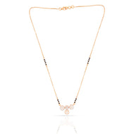 Stunning Charm Diamond Short Mangalsutra 18K