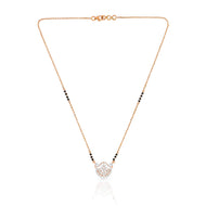 Slender Elegance Diamond Short Mangalsutra 18K