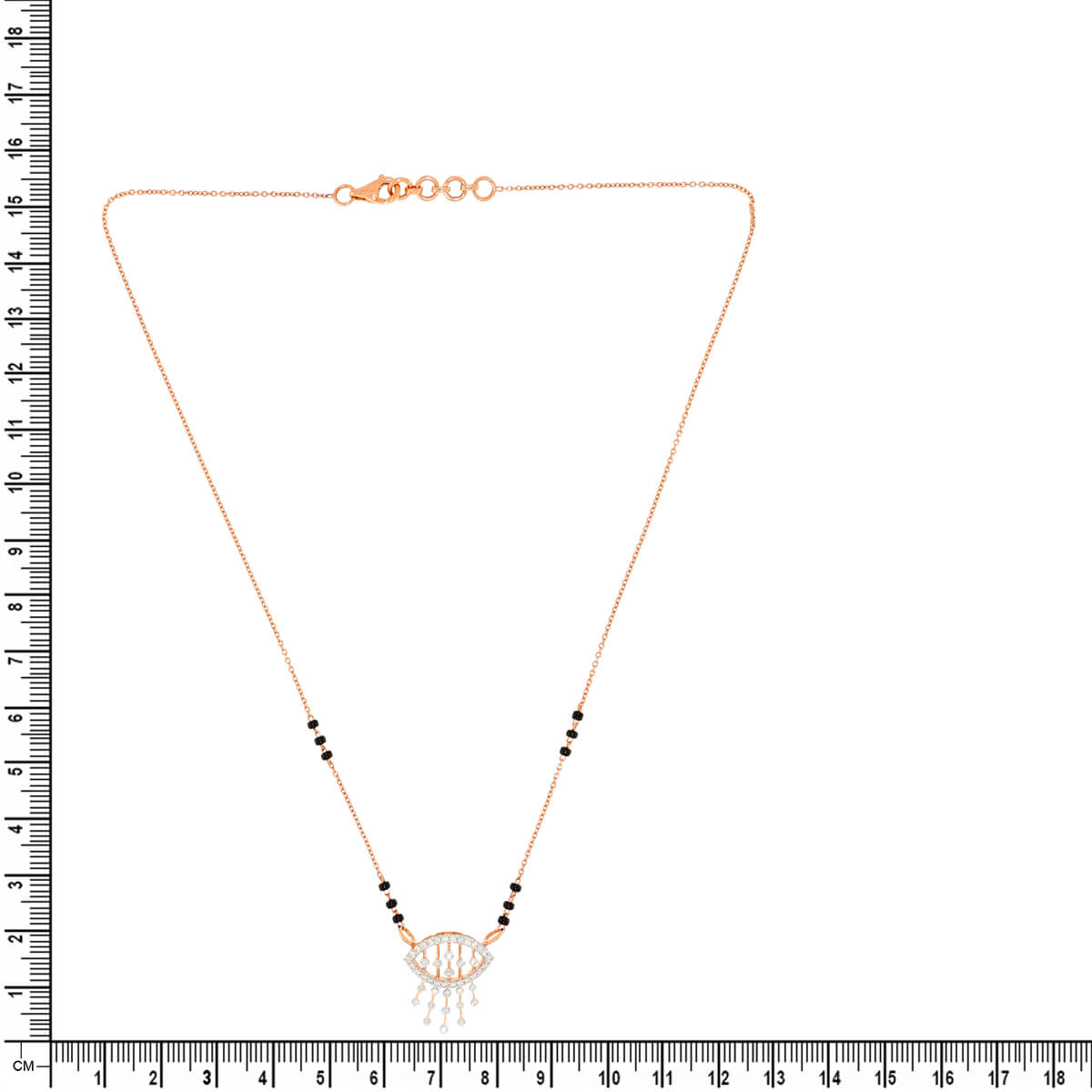 Dainty Grace Diamond Short Mangalsutra