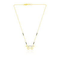 Enchanting Charm Diamond Short Mangalsutra 18K