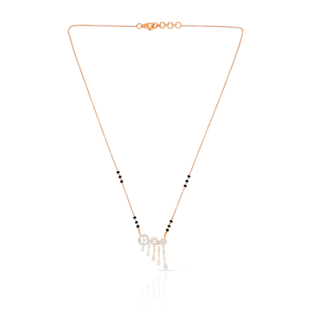 Dainty Elegance Diamond Short Mangalsutra 18K