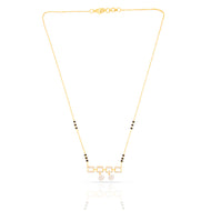 Dazzling Duo Diamond Short Mangalsutra