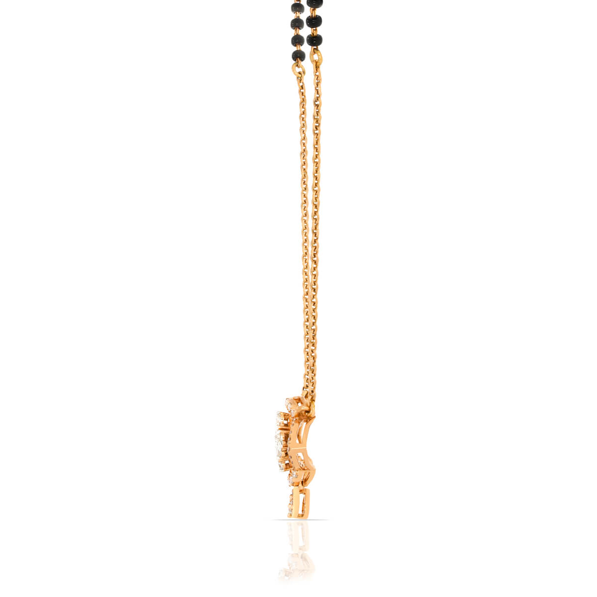 Clover Elegance Diamond Short Mangalsutra 18K
