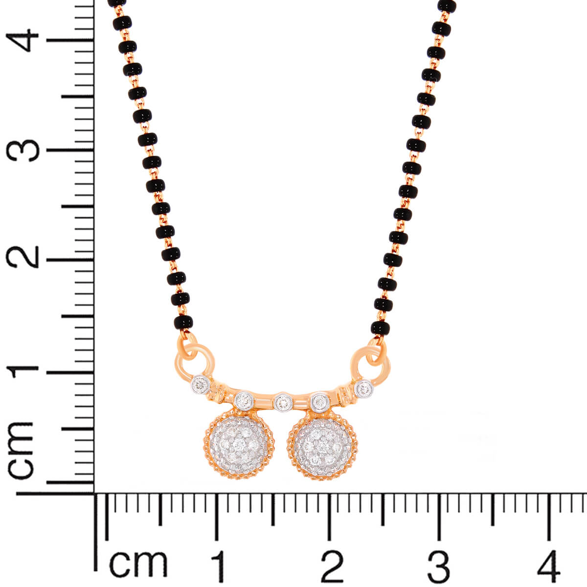 Intricately Crafted Blooming Rose Diamond Tanmaniya Pendant