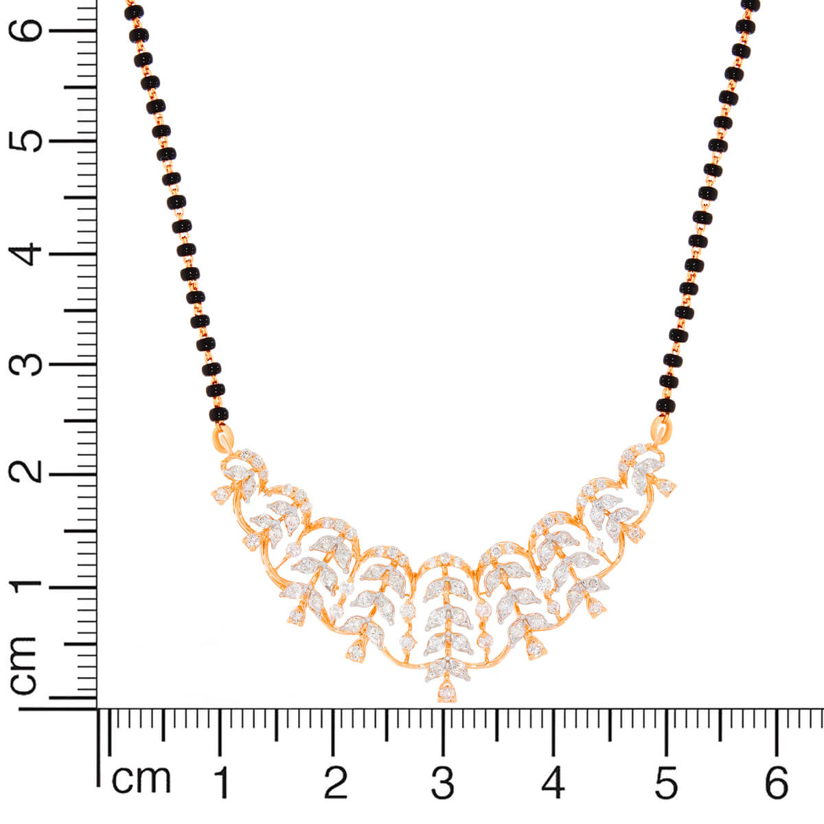 Shimmering Petals Diamond Tanmaniya Pendant