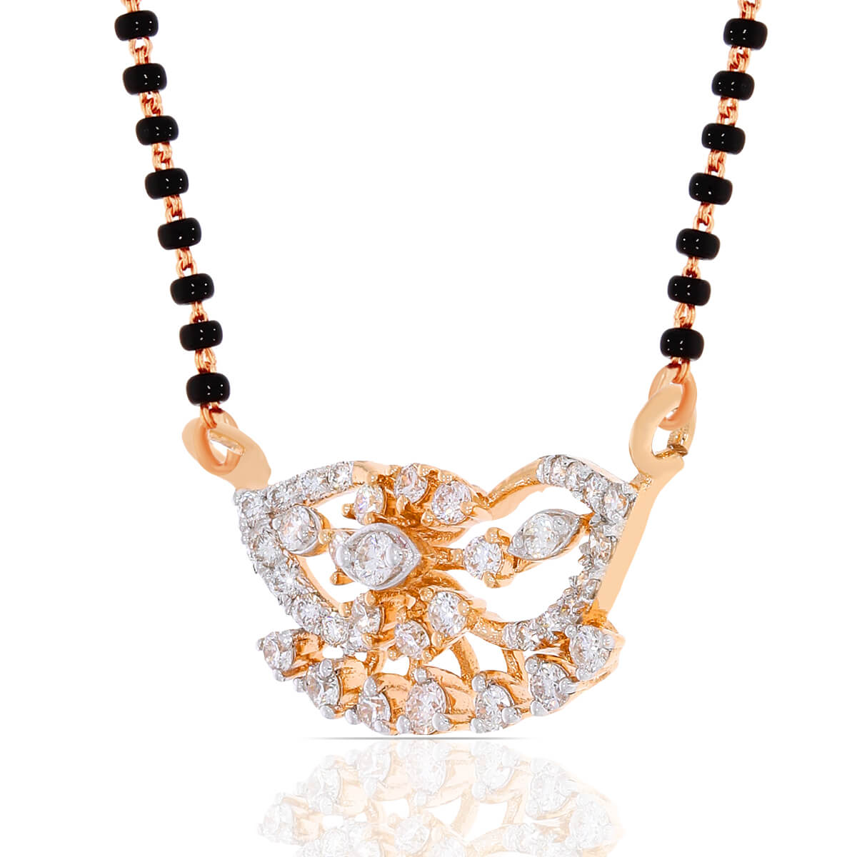 Shimmering Royal Crown Diamond Tanmaniya Pendant