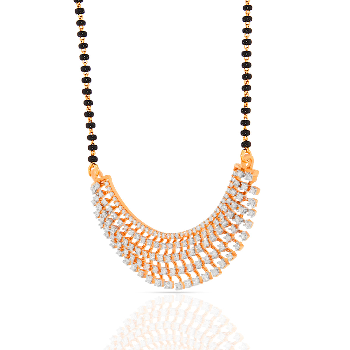 Gleaming Graceful Diamond Tanmaniya Pendant