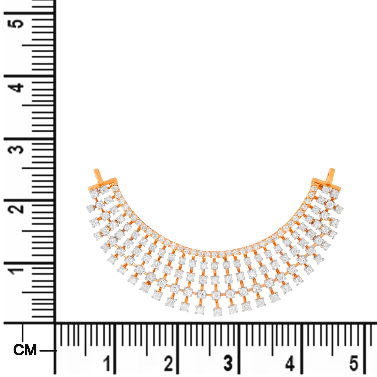 Gleaming Graceful Diamond Tanmaniya Pendant