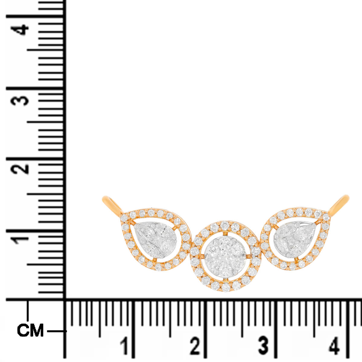 Shimmering Radiance Diamond Tanmaniya Pendant