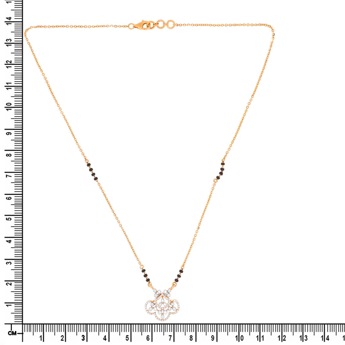 SleeK Dazzle Diamond Short Mangalsutra 18K