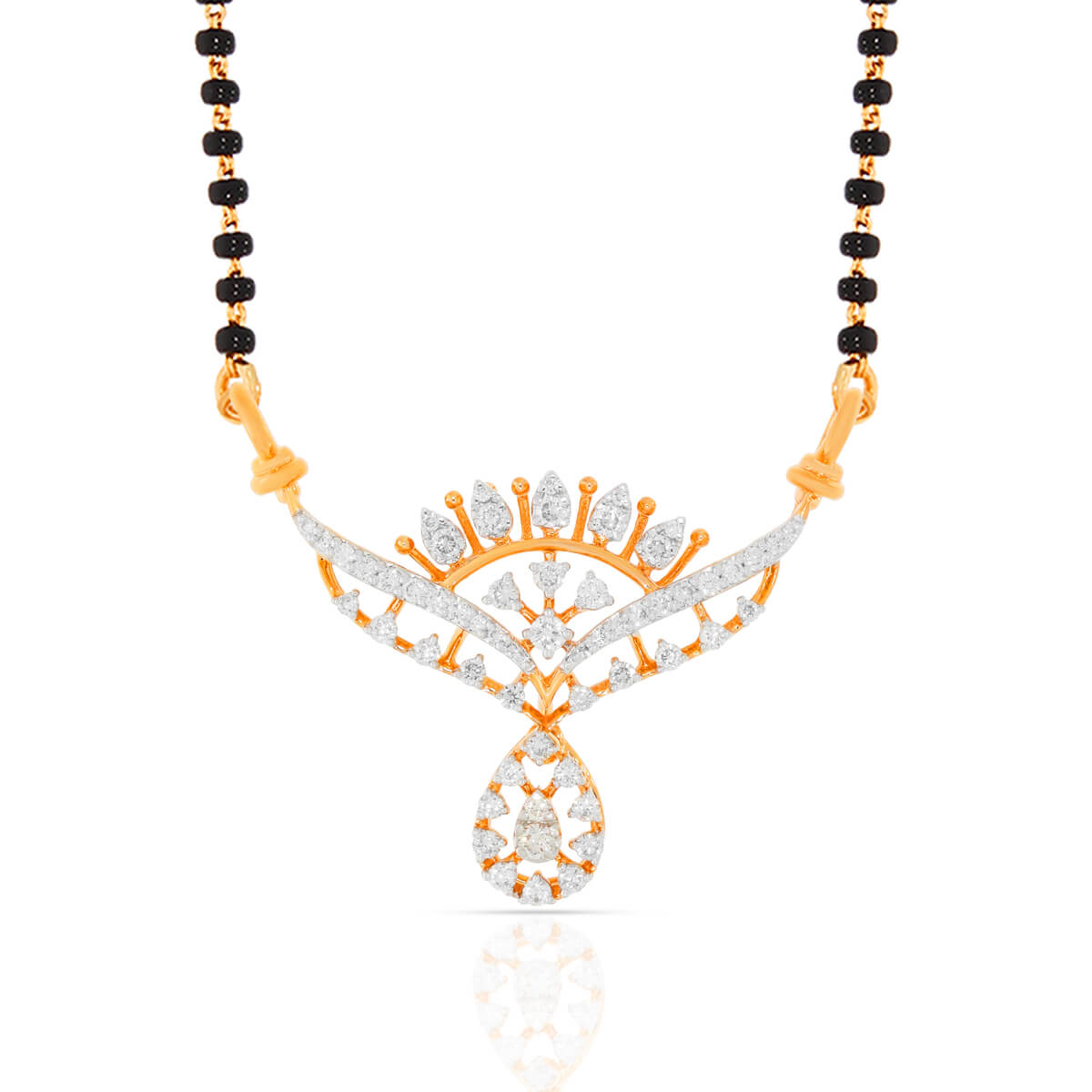 Delicately Crafted Diamond Tanmaniya Pendant