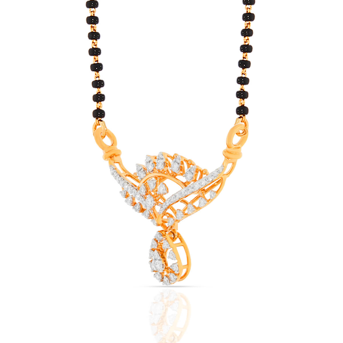 Delicately Crafted Diamond Tanmaniya Pendant
