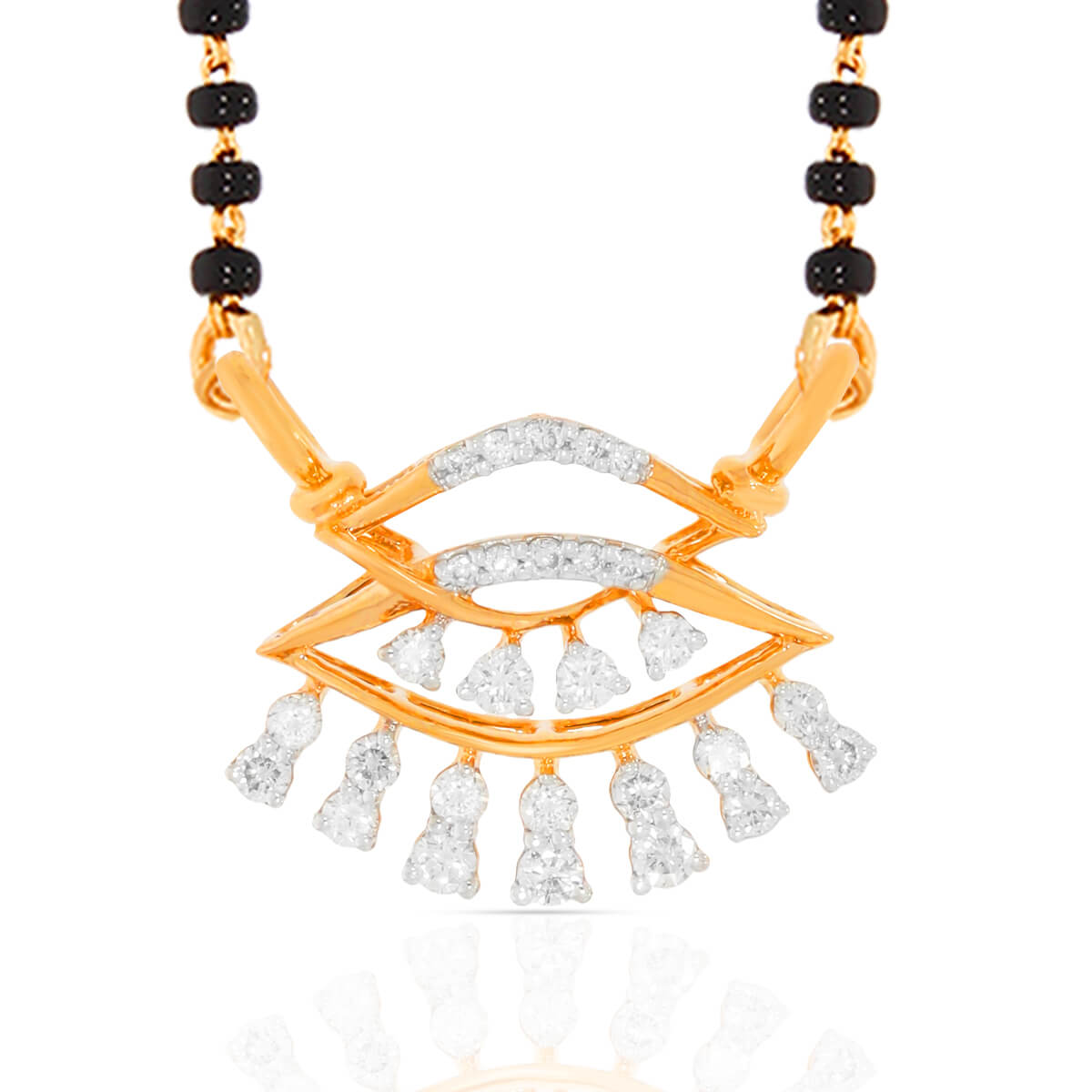 Intricately Crafted Diamond Tanmaniya Pendant