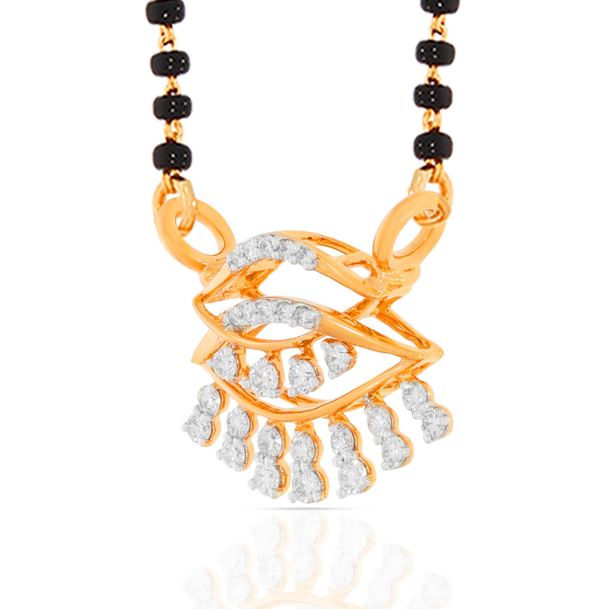 Intricately Crafted Diamond Tanmaniya Pendant