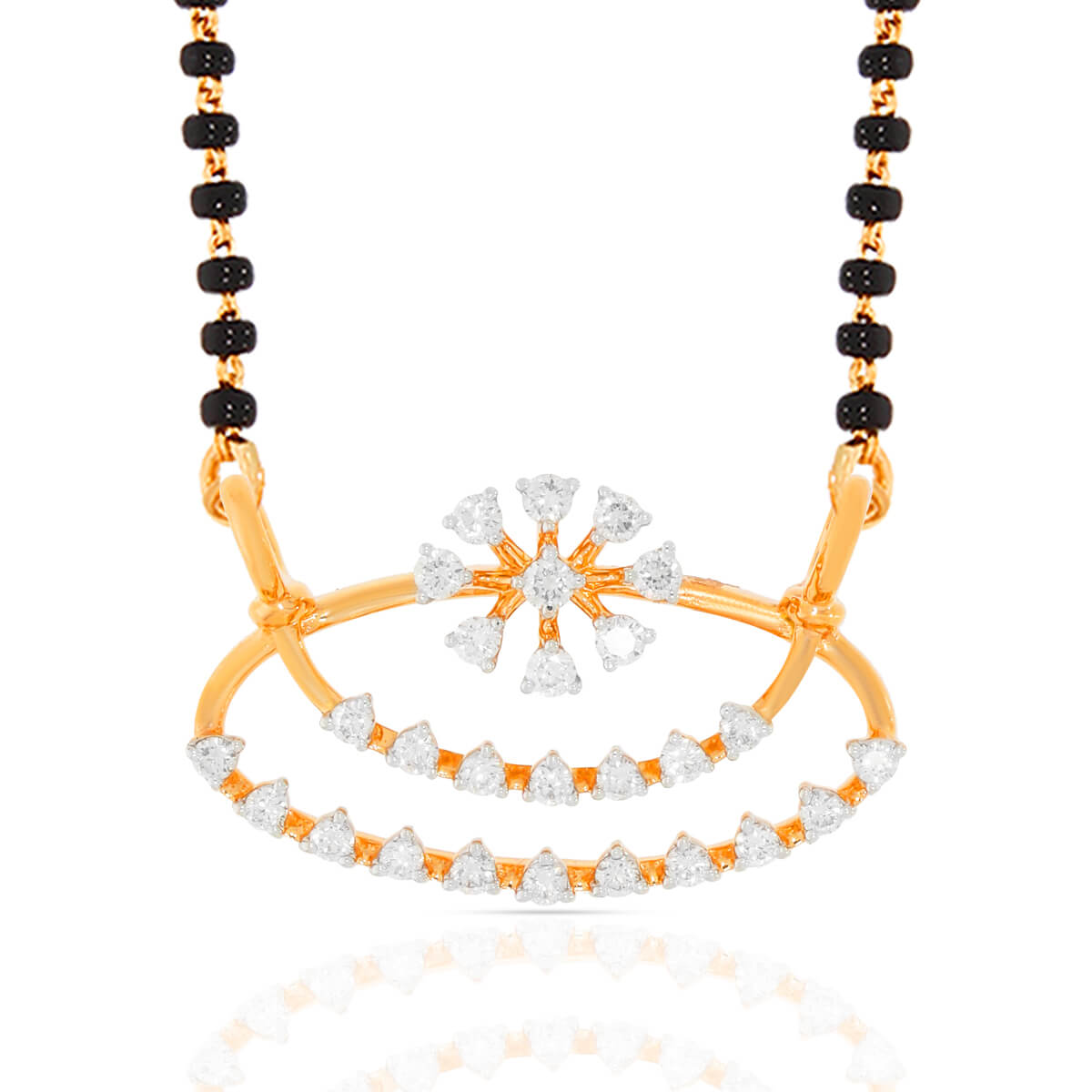 Effortless Elegance Flora Diamond Tanmaniya Pendant