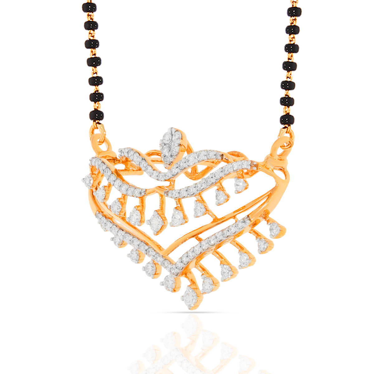 Dazzling Crown Motif Diamond Tanmaniya Pendant