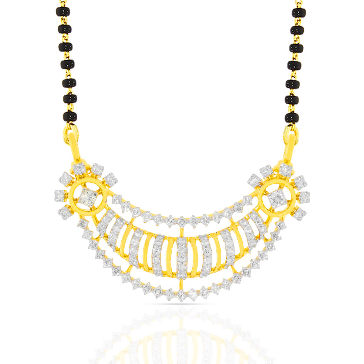 Golden Radiance Diamond Tanmaniya Pendant