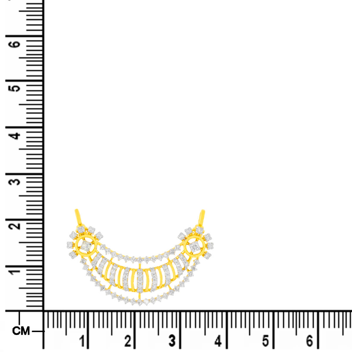 Golden Radiance Diamond Tanmaniya Pendant