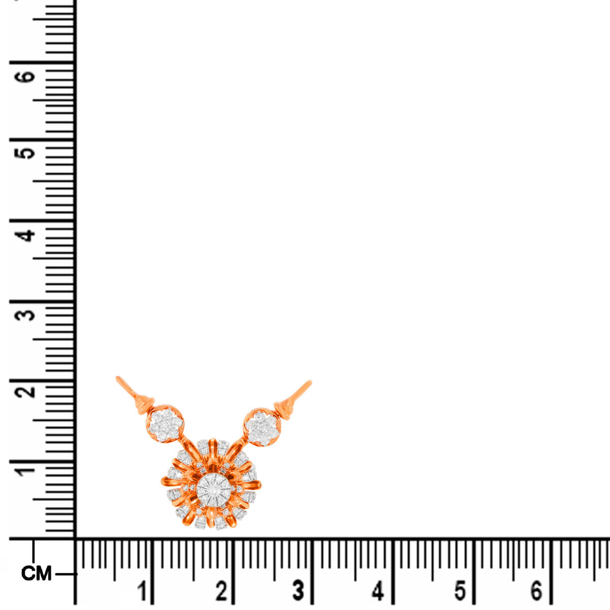 Chroma Charm Diamond Flora Tanmaniya Pendant
