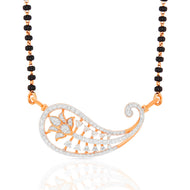 Stunning Twirl Diamond Tanmaniya Pendant