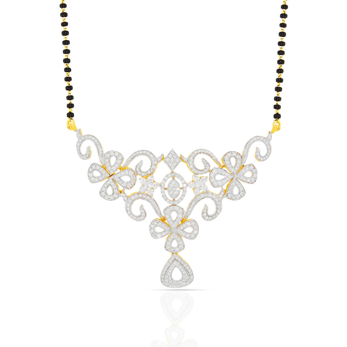 Diamond Tanmaniya Pendant with Exquisite Artistry
