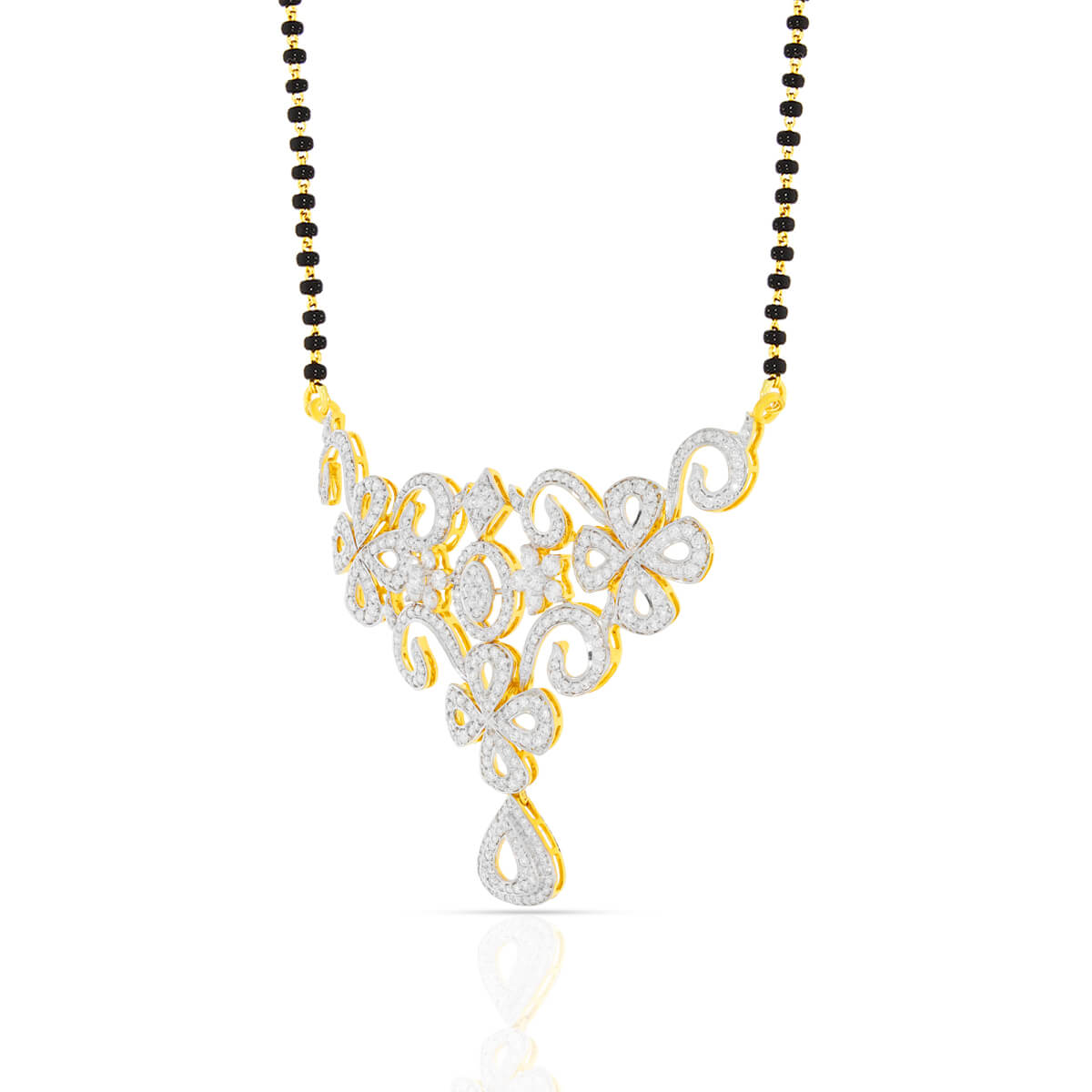 Diamond Tanmaniya Pendant with Exquisite Artistry