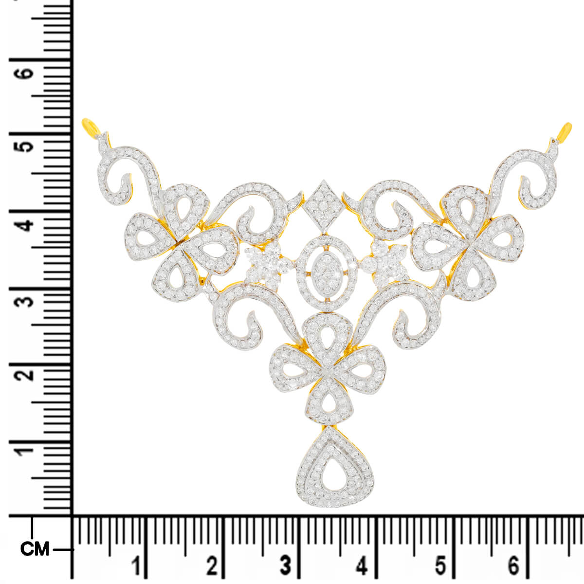 Diamond Tanmaniya Pendant with Exquisite Artistry