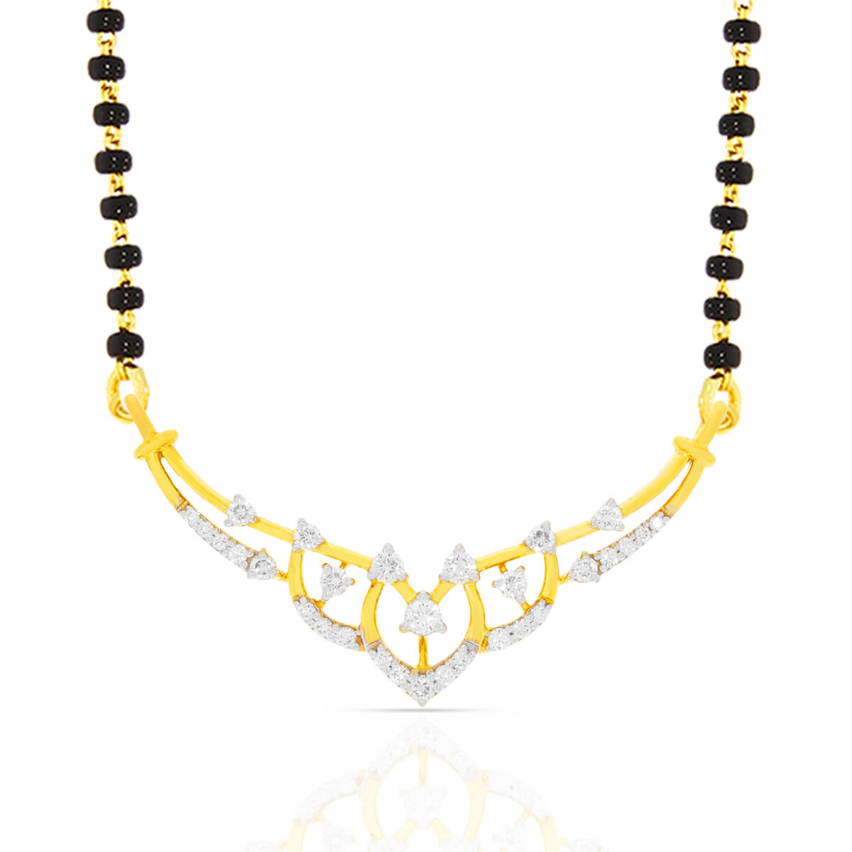 Chic Gold Tanmaniya Pendant with Stunning Diamonds