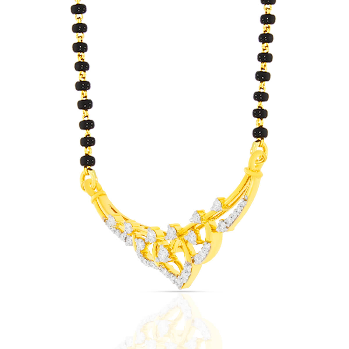 Chic Gold Tanmaniya Pendant with Stunning Diamonds