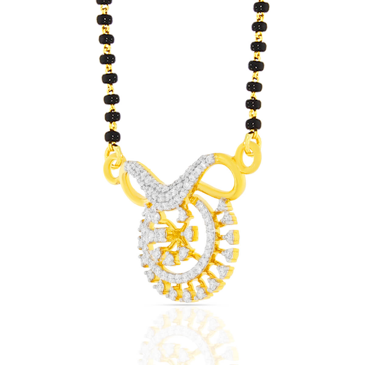 Charming Blossom Diamond Floral Tanmaniya Pendant