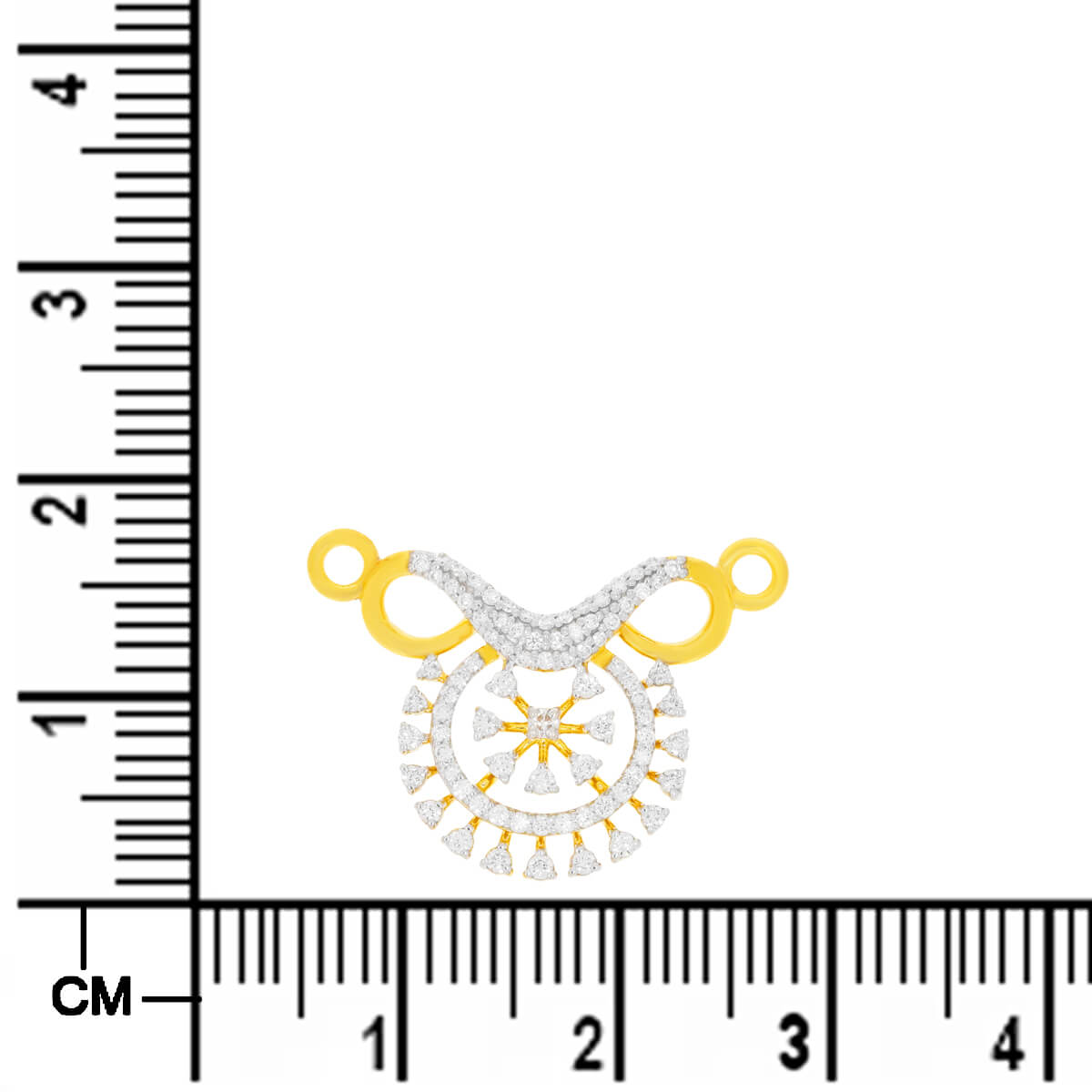 Charming Blossom Diamond Floral Tanmaniya Pendant
