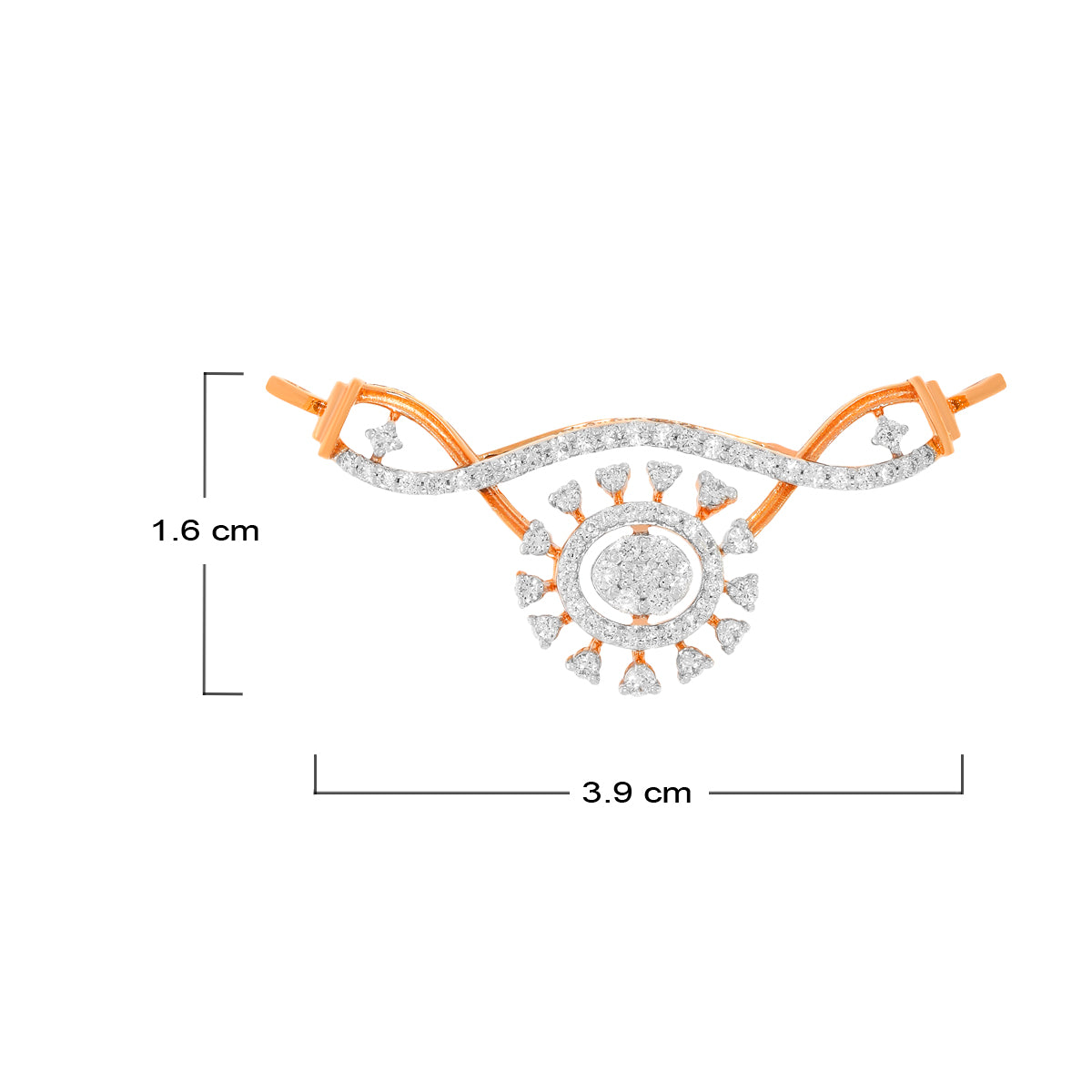 Floral Deluxe 18K Diamond Mangalsutra Pendant