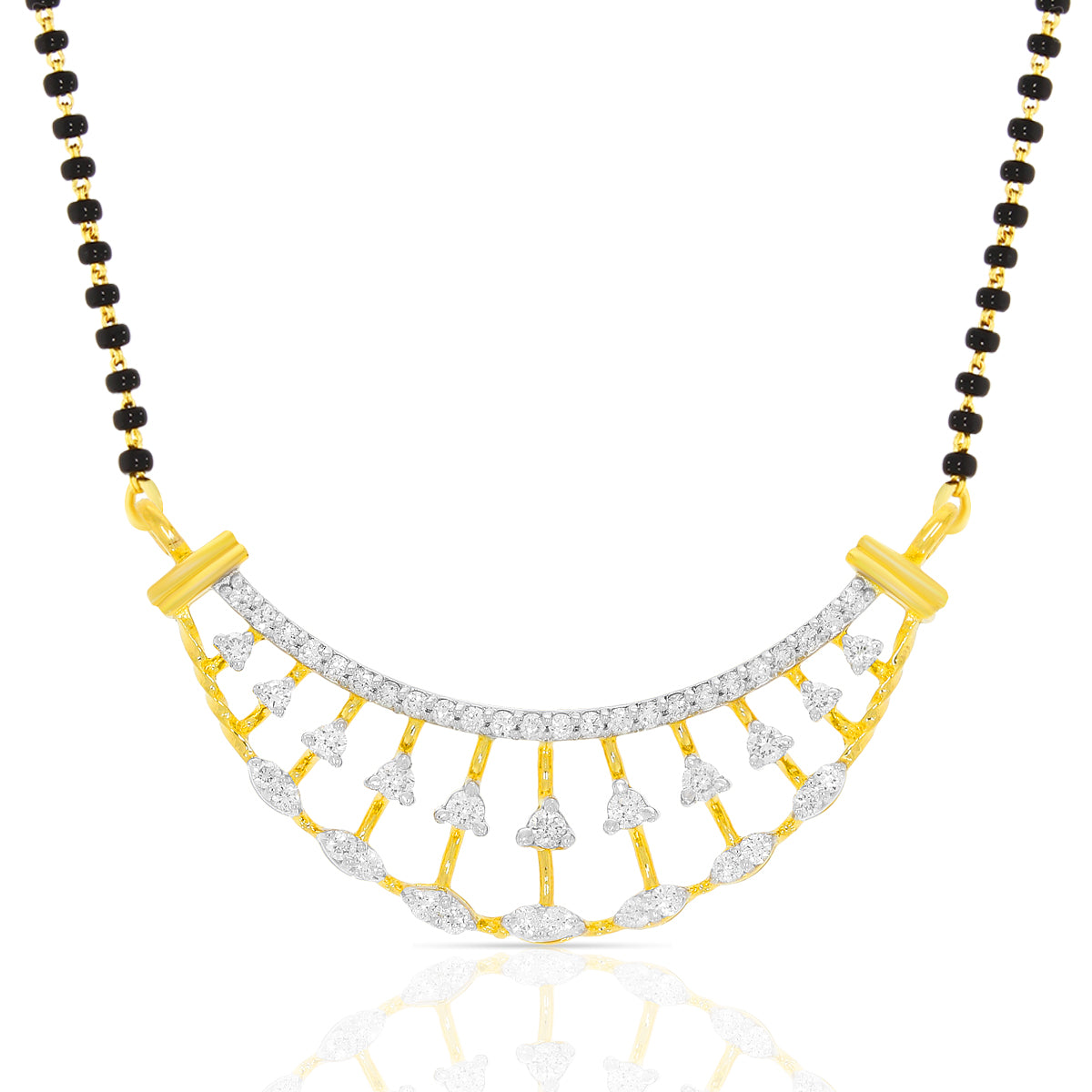 Luxuriant Glow 18K Diamond Mangalsutra Pendant