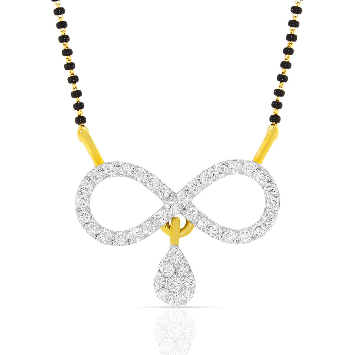 Infinite Elegance 18K Diamond Mangalsutra Pendant
