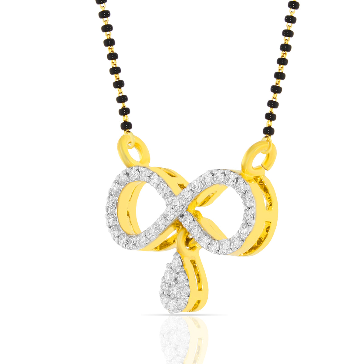 Infinite Elegance 18K Diamond Mangalsutra Pendant
