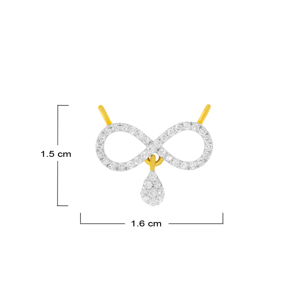 Infinite Elegance 18K Diamond Mangalsutra Pendant